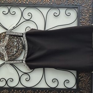 House of Harlow 1960 Black Dress with Silver Embellishments